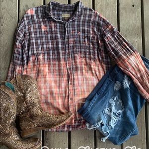 Faded Glory Bleached Flannel